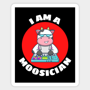 I Am A Moosician | Cow Pun Magnet